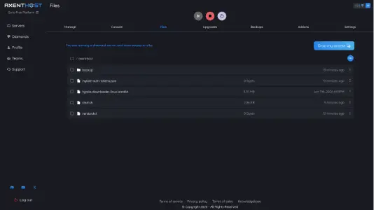 File Manager Screenshot